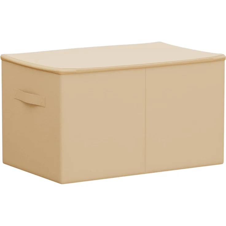 vidaXL Aufbewahrungsbox 2 stk. Vliesstoff 55 x 35 x 32 cm 61,6 L Creme 42024606 – Bild 6