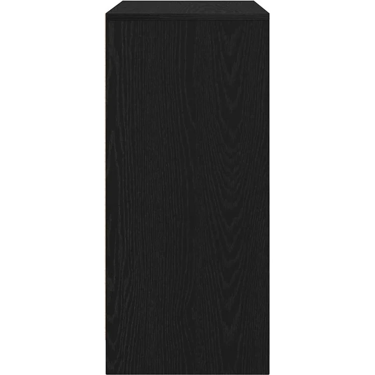 vidaXL Schuhschrank Schwarz Eichen-Optik 57x34x76 cm Holzwerkstoff 861869 – Bild 7
