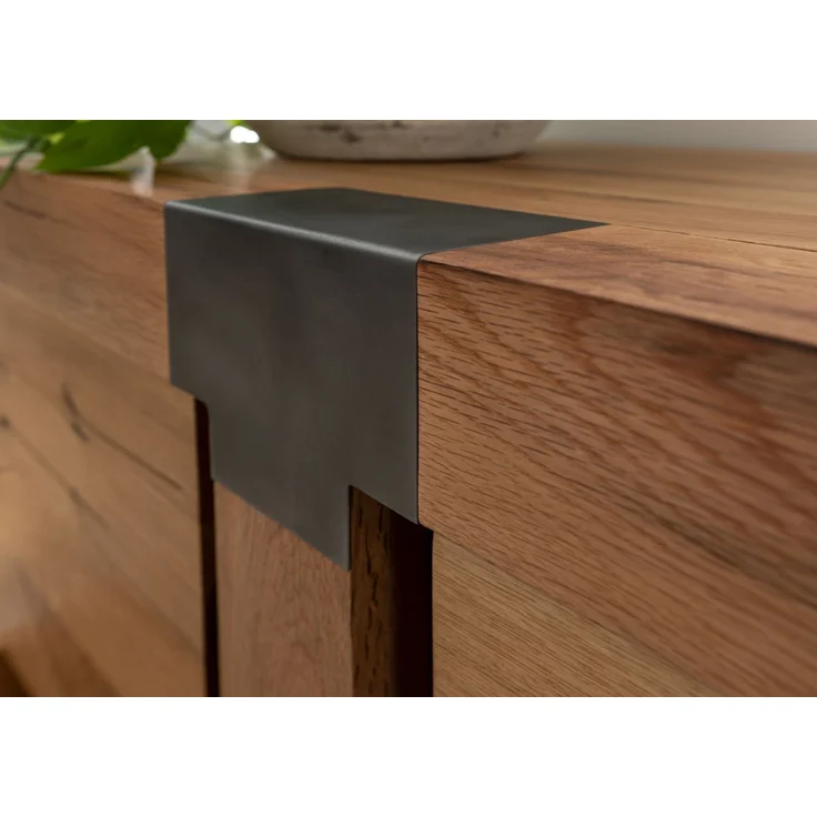 Highboard Wildeiche / Zerreiche 160x45x142 natur NEW AMSTERDAM #07 – Bild 7