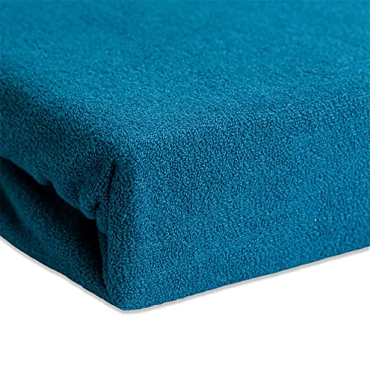 Hometex Premium Textiles Spannbettlaken aus Frottier Stoff bis 23 cm Steghöhe, Frottee, Gummizug: Rundumgummizug, Kuschelig warm und extra weich, ideal für die kalte Jahreszeit – Bild 5