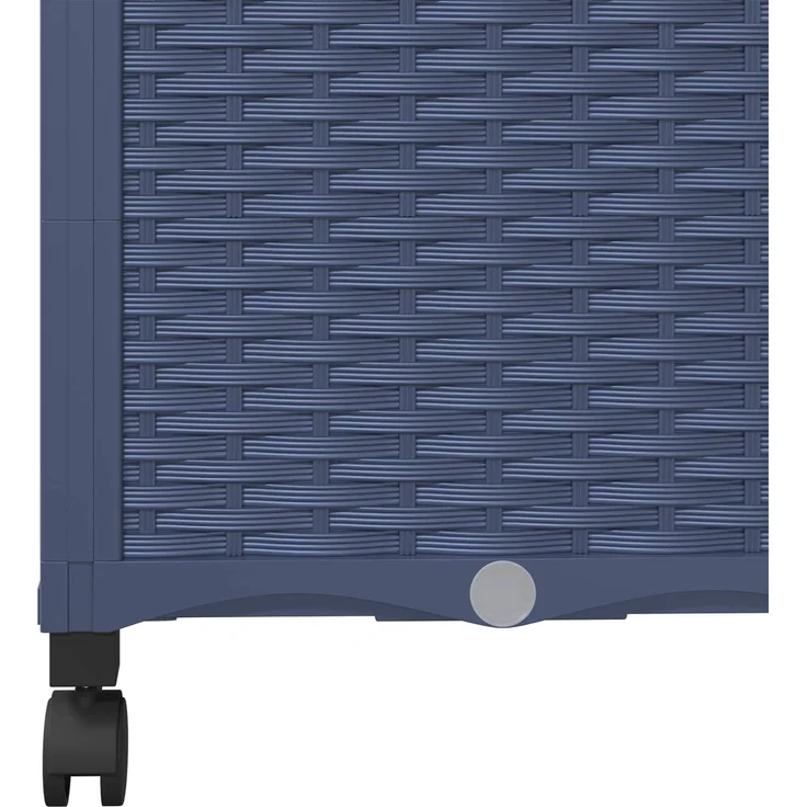 vidaXL Pflanzkübel mit Spalier und Rädern Blaugrau 120 x 40 x 146 cm 3423058 – Bild 6