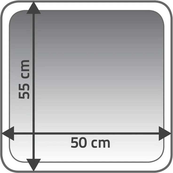 Ridder Badematte Star schwarz, Höhe 55 mm, 100% Polyester-Microfaser – Bild 2