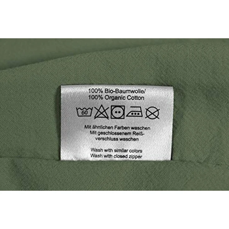 jilda-tex Bettwäsche Lissabon, Renforcé (Bio-Baumwolle), 2 teilig, unifarben, stonewashed und in vielen Farben – Bild 7