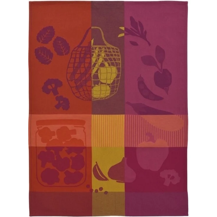 sander table + home Geschirrtuch Geschirrtuch Tuscany Berry 50 x 70 cm von Sander – Bild 2