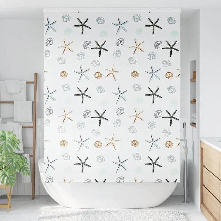vidaXL Duschrollo mit Kassette 160x240 cm Stoffbreite 156 cm 4015029 – Bild 2