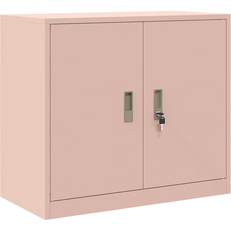 vidaXL Aufbewahrungsschrank 2 stk. Rosa 80 x 40 x 175 cm Stahl 3438736 – Bild 5