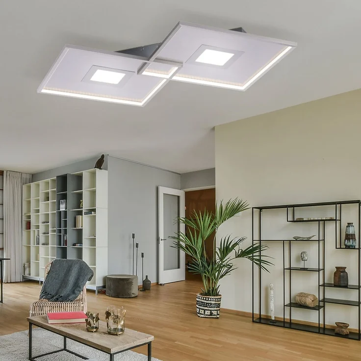 LED Deckenleuchte, Fernbedienung, dimmbar, 2400 lm, L 96 cm – Bild 5