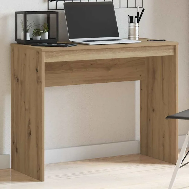 vidaXL Schreibtisch Artisan-Eiche 90x40x72 cm Holzwerkstoff 855833 – Bild 3