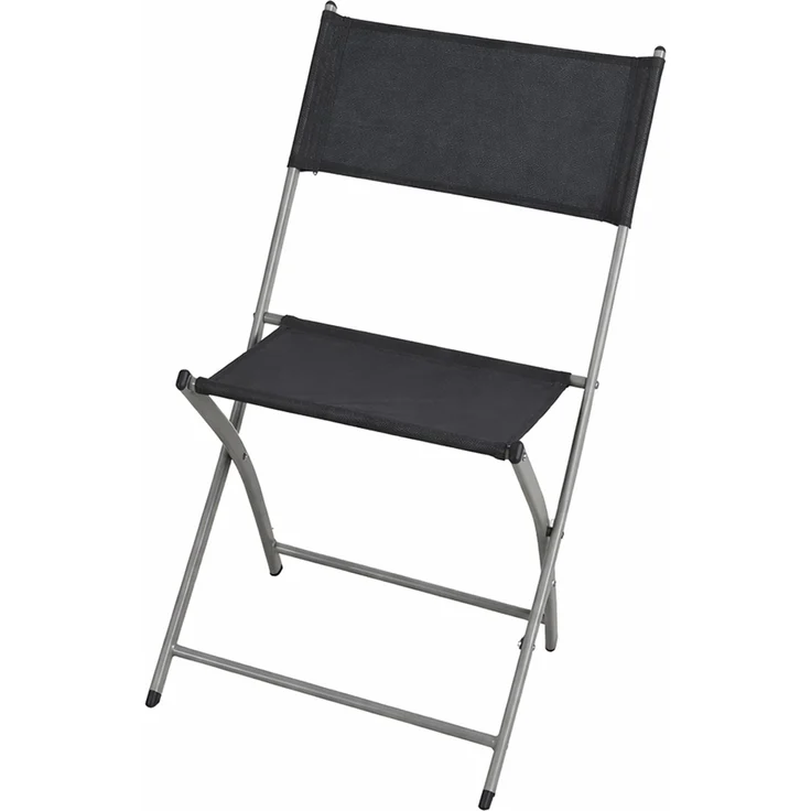 2er Garten Klappstuhl Gartenstuhl Campingstuhl Klappbar Anthrazit – Bild 1