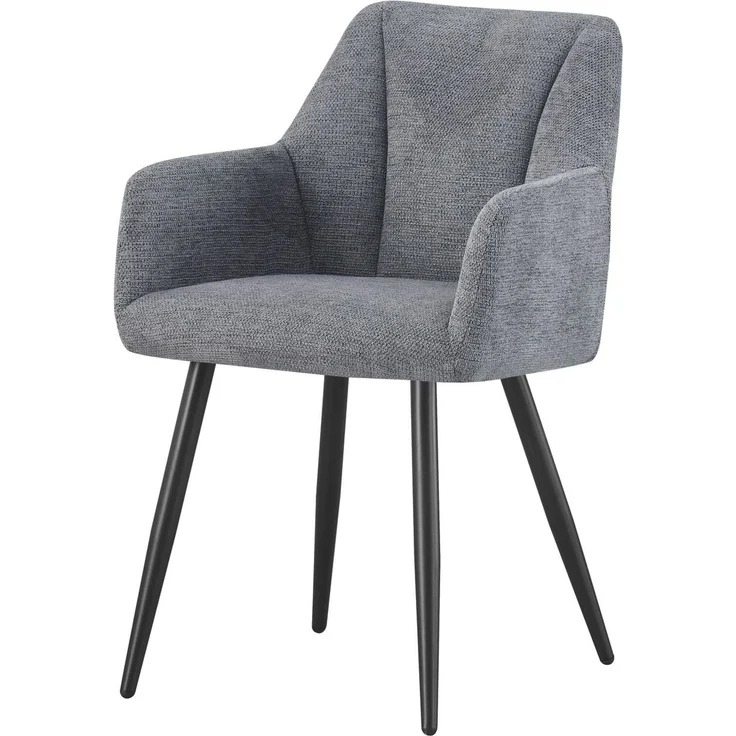 Stuhl 2er Set Barcelona Stühle in Anthrazit - gemütliches Design - B/H/T: 55x82x62 cm – Bild 4