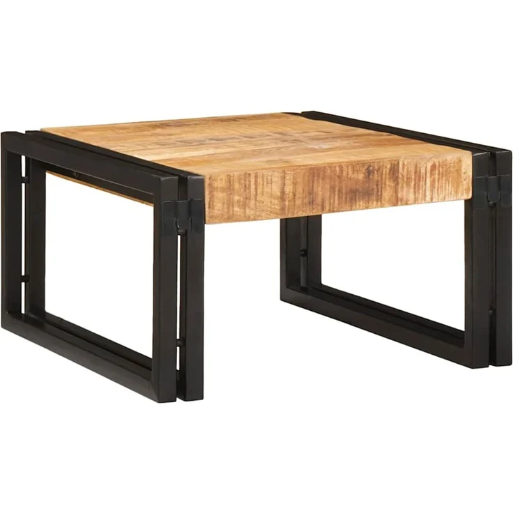 vidaXL Badregal Braun 40 x 50 x 23 cm Massives rohes Mangoholz 4102751 – Bild 6