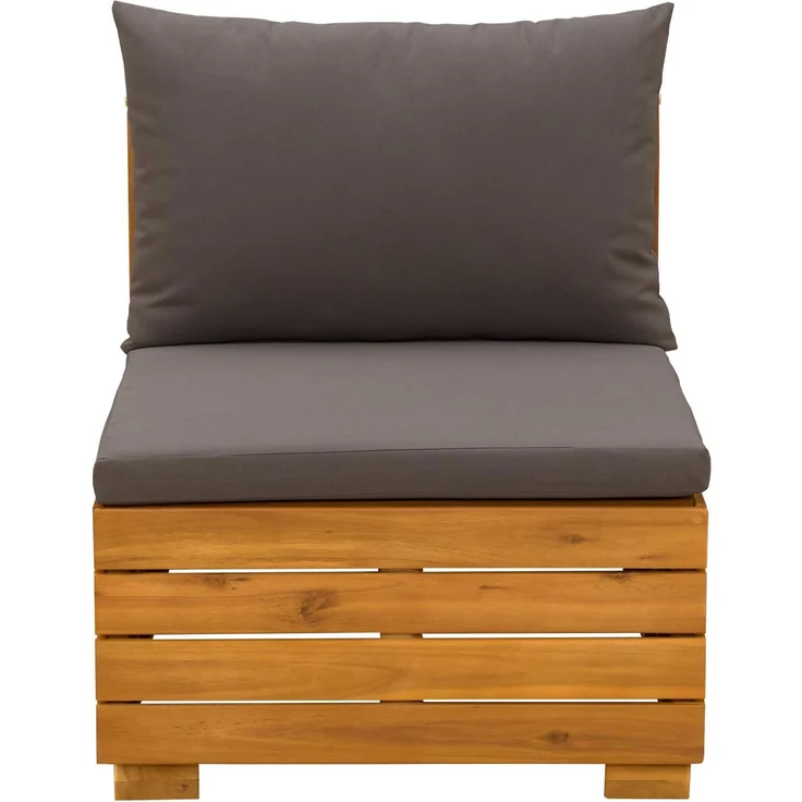 vidaXL Garten-Lounge-Set 2 stk. 2-Sitzer Massivholz Akazie 42022440 – Bild 6