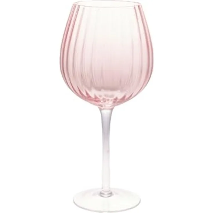 Greengate Weinglas Alice Weinglas pale pink 23cm, Glas