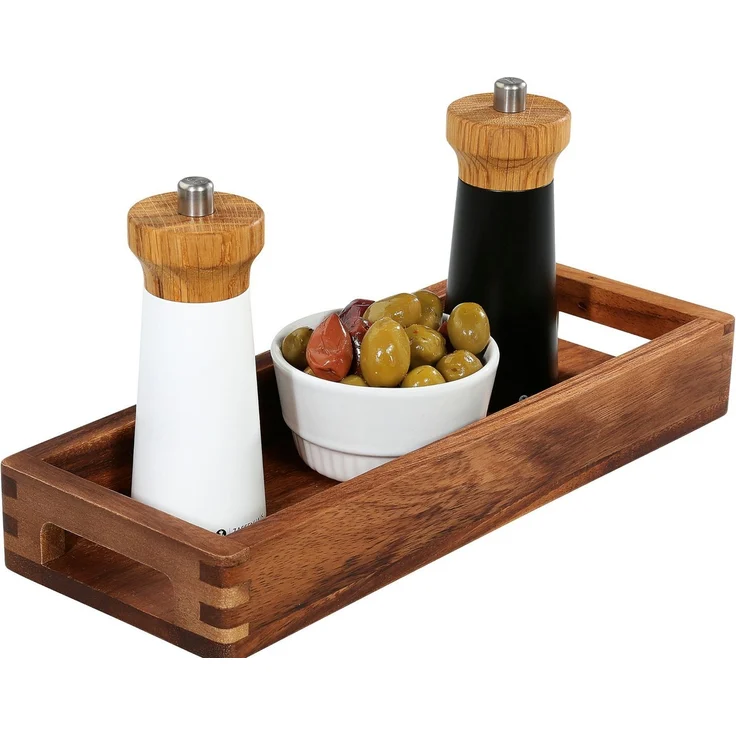 Serviertablett, Akazie 32 x 12 x 4,5 cm – Bild 2