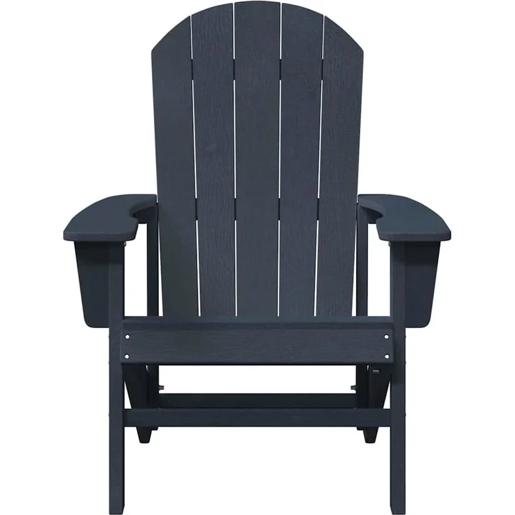 vidaXL Adirondack-Stuhl Marineblau 82 x 74 x 92 cm HDPE 42006622 – Bild 3