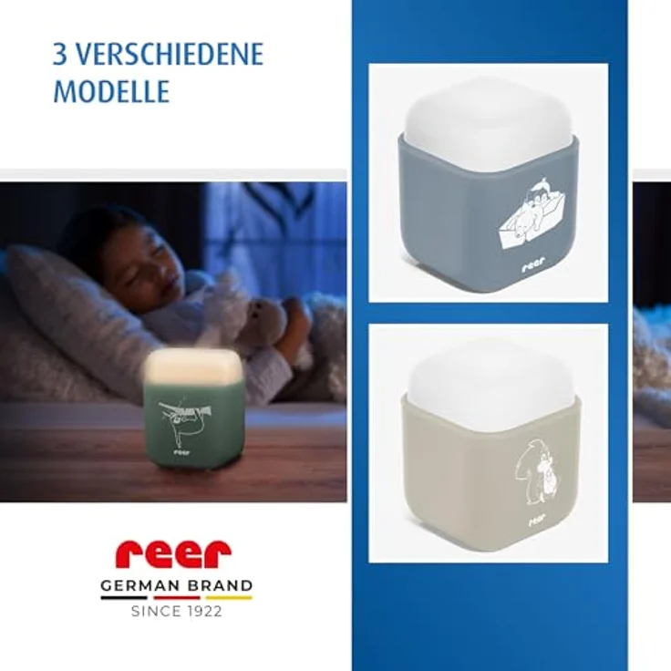 Reer SleepLight 2in1 Steckdosen-Nachtlicht mit Dämmerungssensor, energiesparende LED-Technologie, akkubetrieben, Eukalyptus – Bild 7