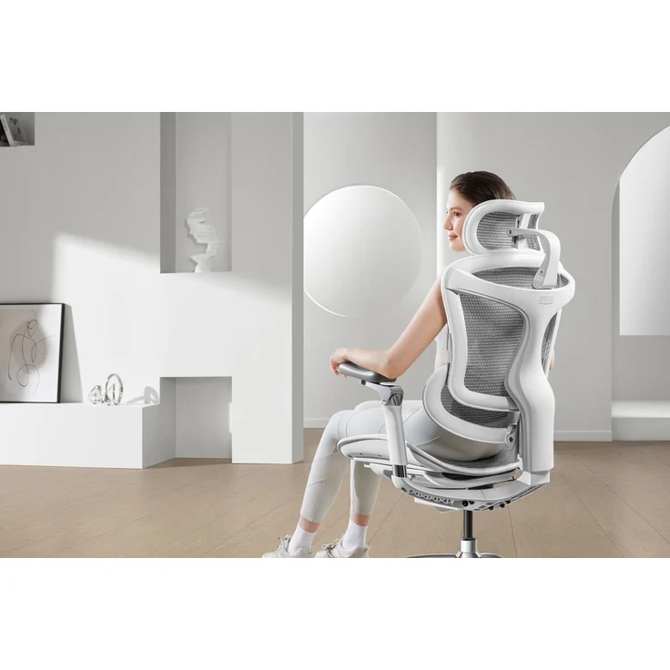 Sihoo 'Doro C300 Pro' ergonomischer Schreibtischstuhl, 130 x 75,5 cm, in Weiß – Bild 5