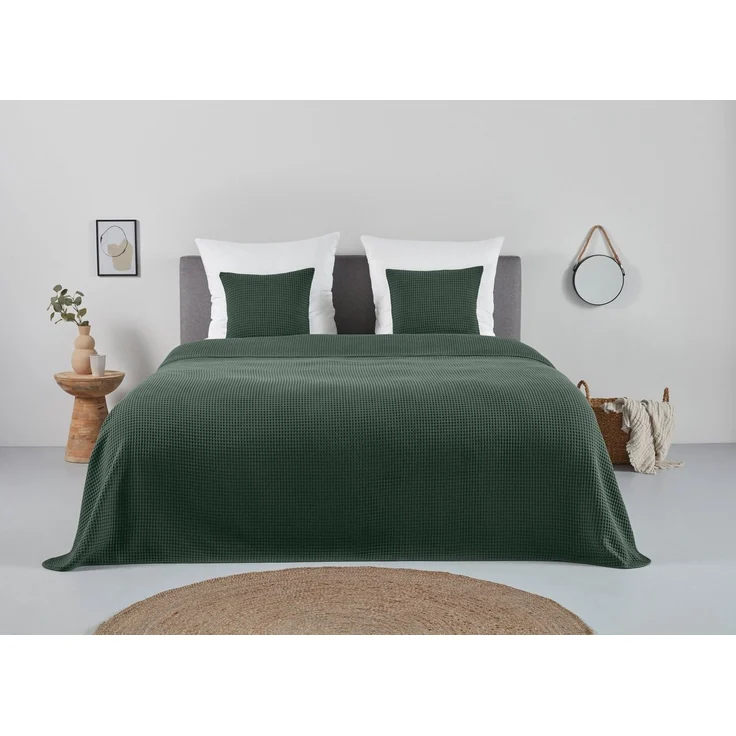 andas Tagesdecke GRETA, in Waffelpiqué Optik, viele Farben erhältlich, Decke ab 150x250 cm – Bild 5