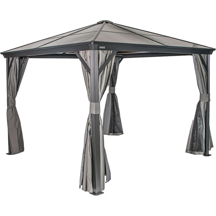 Sojag 'Verona' Pavillon, Aluminium anthrazit, 298 x 298 x 260 cm – Bild 2
