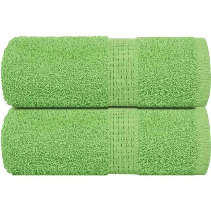 vidaXL Waschtücher FROGN 2 Stk. Apfelgrün 30x30 cm 360 g/m² 137016 – Bild 1