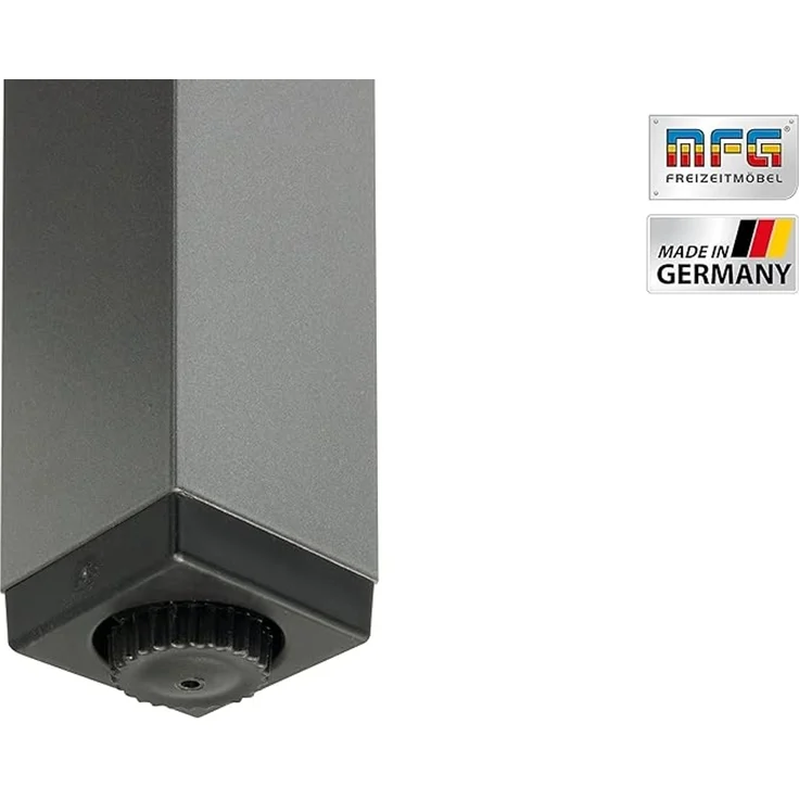 MFG Lofttisch mit wetterfester Tischplatte, Beton anthrazit, 160x90 cm – Bild 5