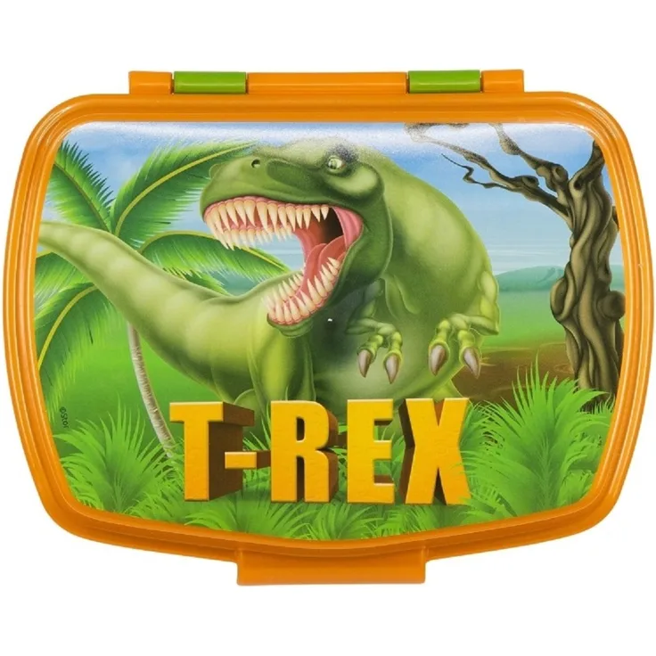 T-REX Kinder Brotdose – Lunchbox Pausenbox Schulbrotbox