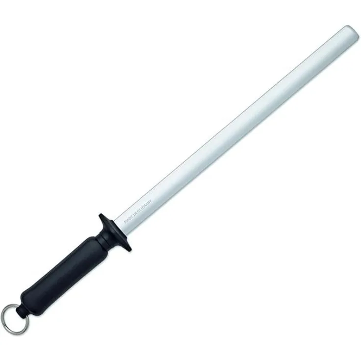 Neustanlo Profi Wetzstahl mit Soft-Touch Griff mit Fingerschutz, gehärtetes Spezialstahl, 36 cm