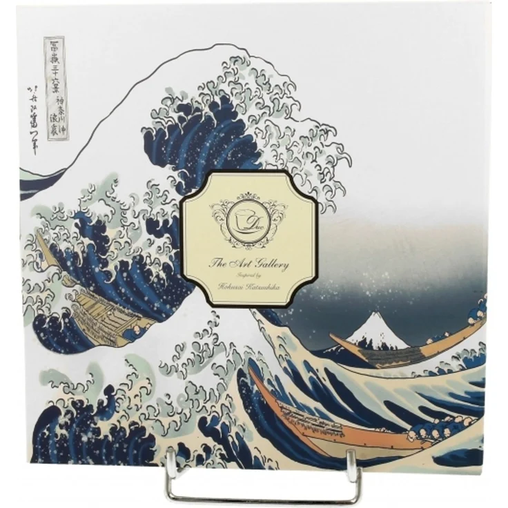 DUO ART GALLERY Dessertteller 2er Set THE GREAT WAVE inspired by K. Hokusai New Bone China Porzellan – Bild 2