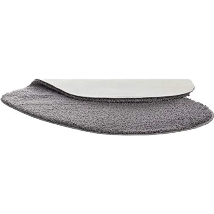 Brandsseller Herz Badematte 70x80 cm Badteppich Badvorleger Badezimmerteppich Duschvorleger Grau – Bild 3