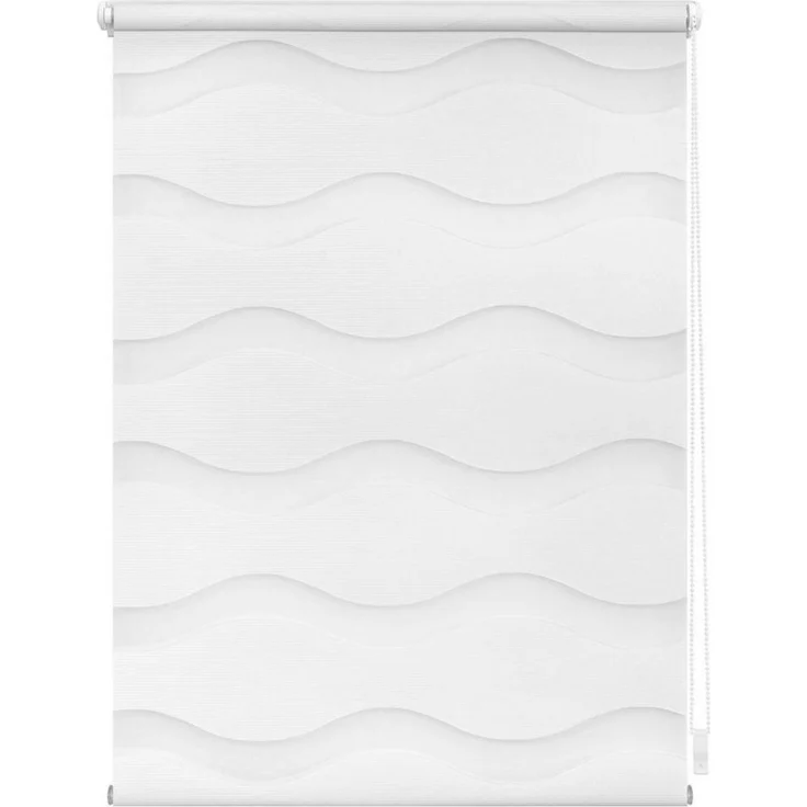 Lichtblick Sonnenschutzsysteme GmbH Doppelrollo Stockholm 80 cm x 220 cm (BxL) Weiß Duo Rollo in extravagantem Stil; Klemm- und schraubbar; Lichtdurchlässig und blickdicht – Bild 3