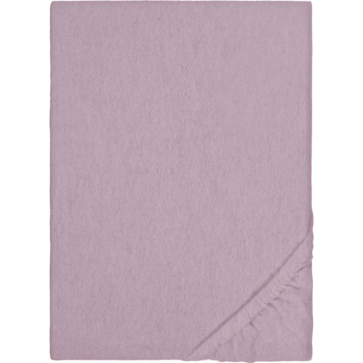 biberna Melange-Flanell Spannbetttuch 0841380 MELANGE UNI, brombeer, 1x 180x200 cm - 200x200 cm – Bild 1