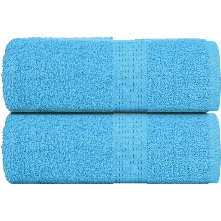 vidaXL Waschtücher FROGN 2 Stk. Türkis 30x30 cm 360 g/m² 136968