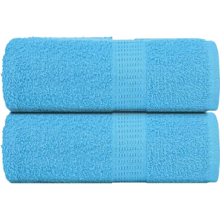 vidaXL Waschtücher FROGN 2 Stk. Türkis 30x30 cm 360 g/m² 136968 – Bild 1