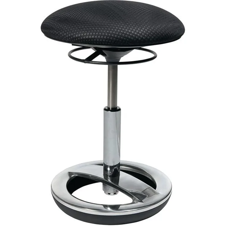 Topstar Hocker Sitness Bob SU49BR0 Fuß chrom Bezug schwarz