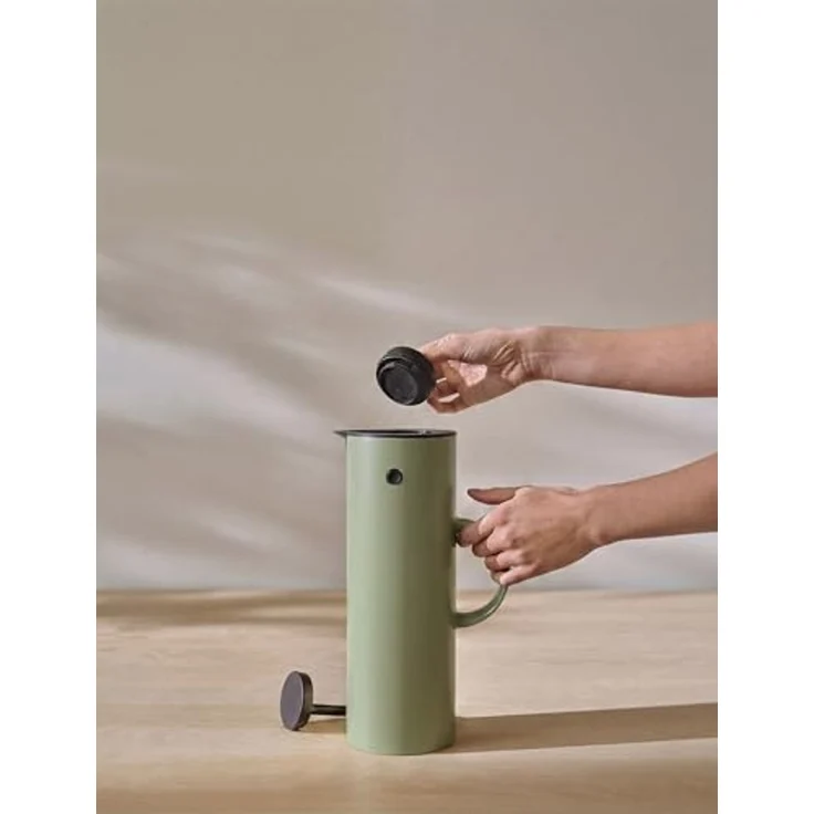 Stelton Isolierkanne EM77 Isolierkanne 1L Soft grün, 1.00 l, Hergestellt in Dänemark – Bild 3