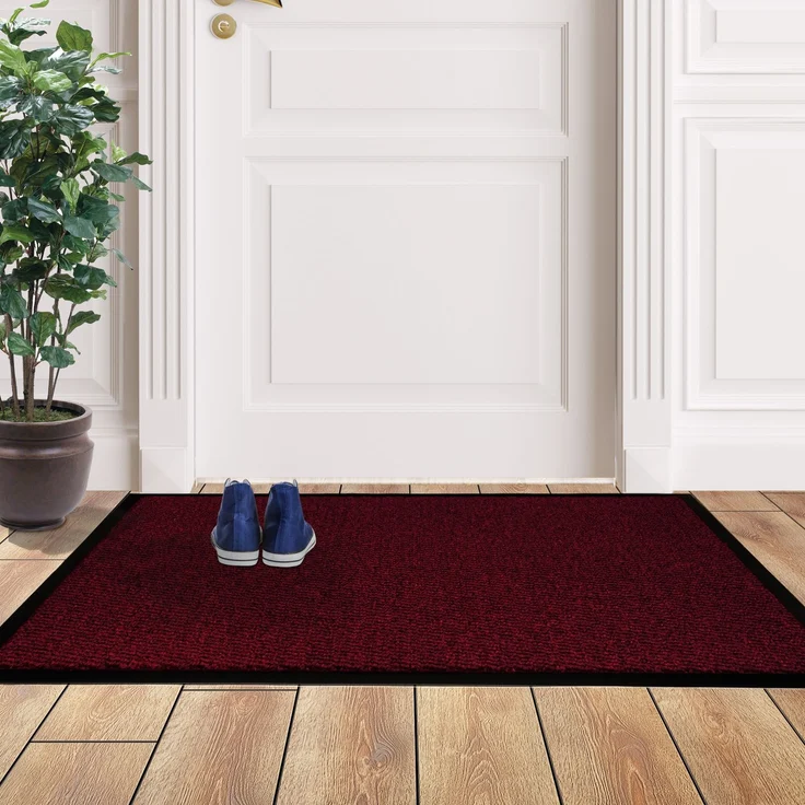 Furni24 Fußmatte - Rot-Schwarz, 90 x 150 cm – Bild 4