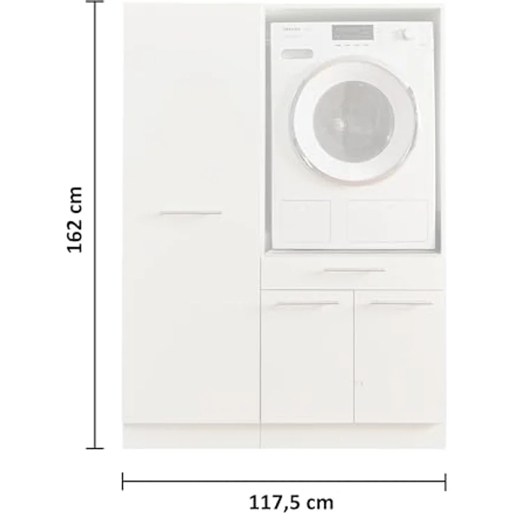Laundreezy Mehrzweckschrank-Set LAUNDREEZY LDSK6, Breite 117,5 cm – Bild 4