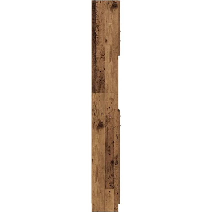 vidaXL Badschrank Altholz-Optik 32x25,5x190 cm Holzwerkstoff 856048 – Bild 4