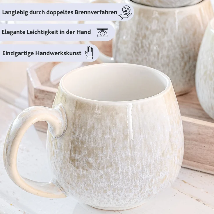 SÄNGER Kaffeebecher Set Santorini 4 teilig – Bild 7