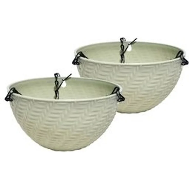 HTI-Living Blumenampel Blumenampel Nessa Pastell 2er-Set (Set, 2 St, 1 Blumenampel), Blumentopf hängend Kunststoff – Bild 4
