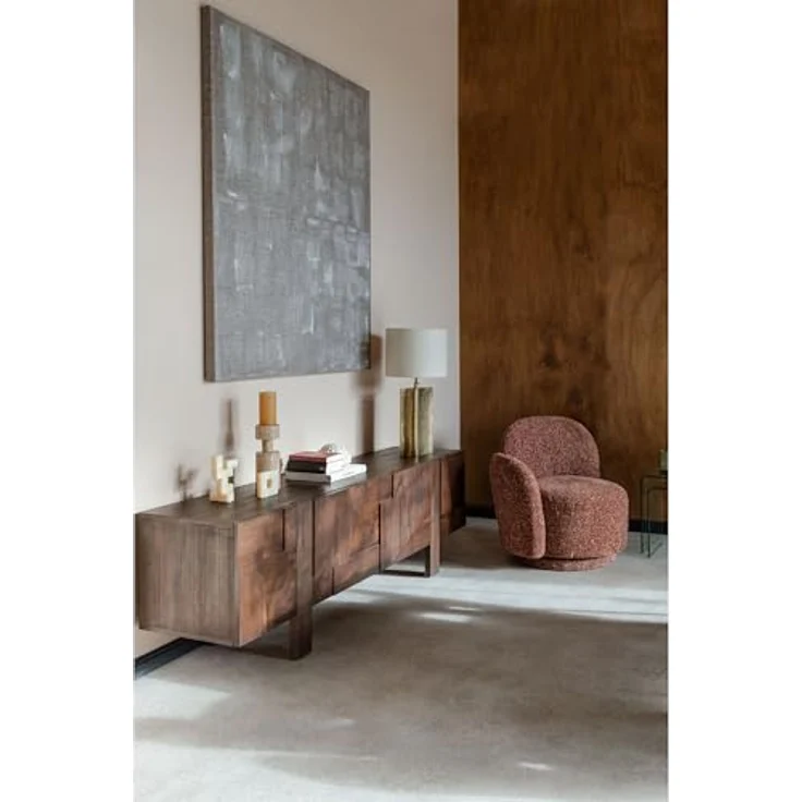 Zuiver Sideboard BRUNEAU Eschenfurnier Dunkelbraun 150cm – Bild 2