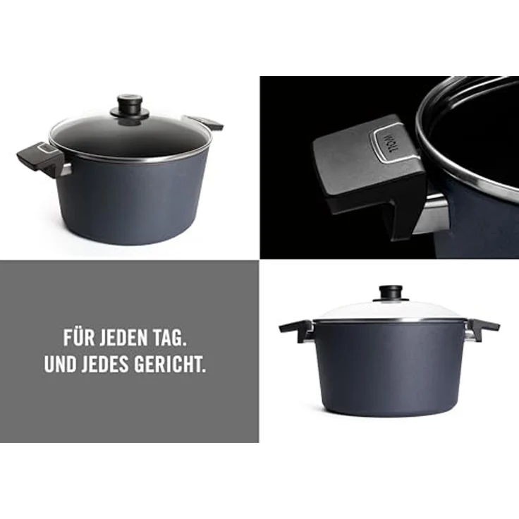 WOLL Gusstopf Diamond Lite Antihaft‑Gusstopf 28 x 15,5 cm, Aluguss, alle Herdarten inkl. Induktion, spülmaschinen‑ & backofenfest – Bild 2