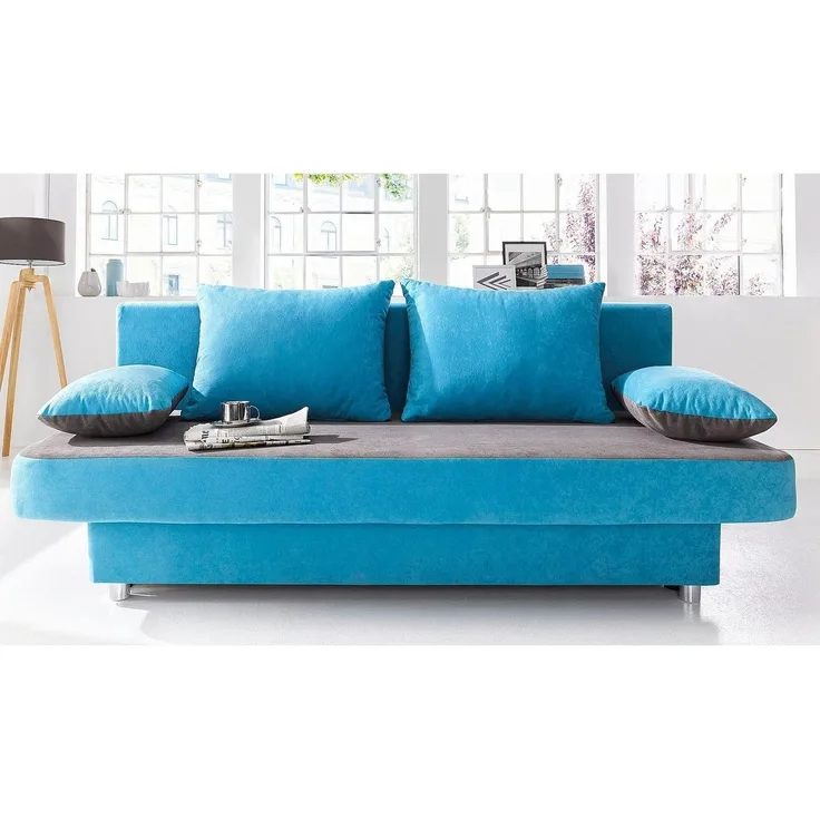 COLLECTION AB Schlafsofa Ulla inkl. Bettfunktion und Bettkasten, Schlafsofa,Bettfunktion,Bettkasten,inkl. Rückenkissen,Armlehnekissen