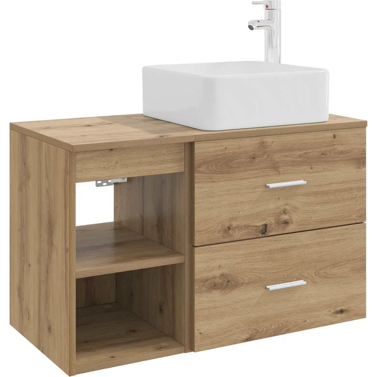 vidaXL Badezimmerschrank-Set 2 stk. Artisan-Eiche 83 x 35 x 80 cm 3403903 – Bild 2