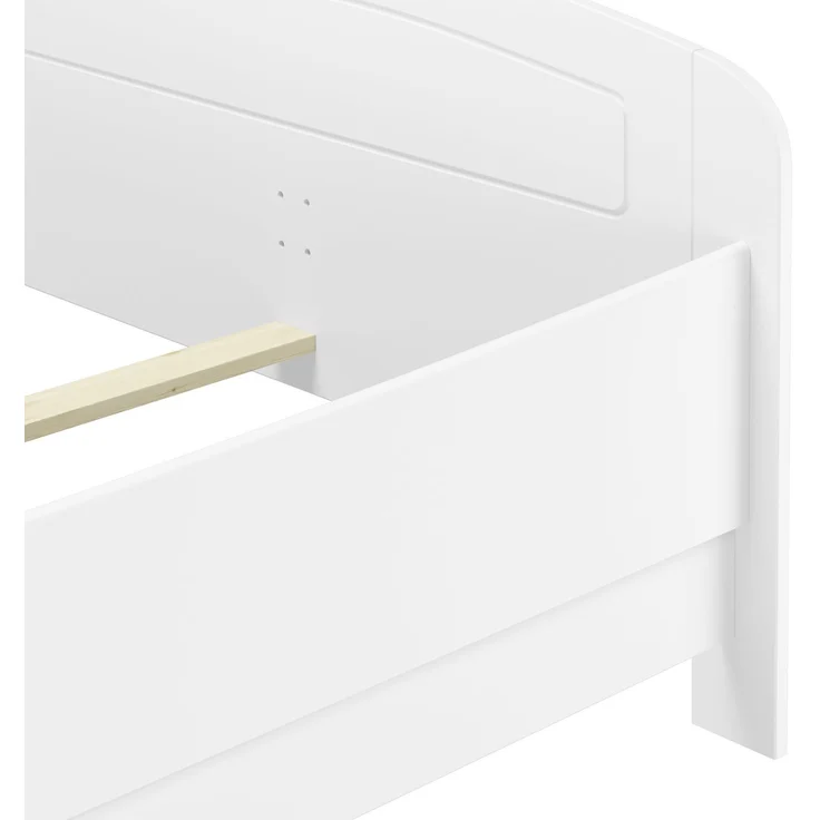 Weißes Bett Seniorenbett extra hoch 140x200 weiß Zubehör wählbar V-60.44W-14ohne Zubehör – Bild 9