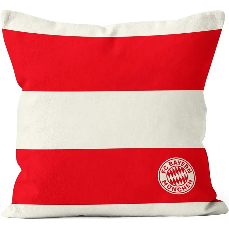 FC Bayern München Kopfkissen FC Bayern München I Kissen I Sofakissen I Zierkissen I Rot/Weiß