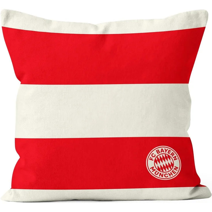 FC Bayern München Kopfkissen FC Bayern München I Kissen I Sofakissen I Zierkissen I Rot/Weiß – Bild 1