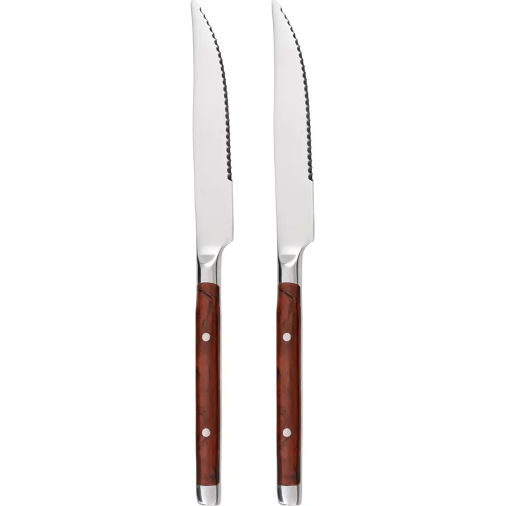 Steakmesser 2er-Set Bamberg braun