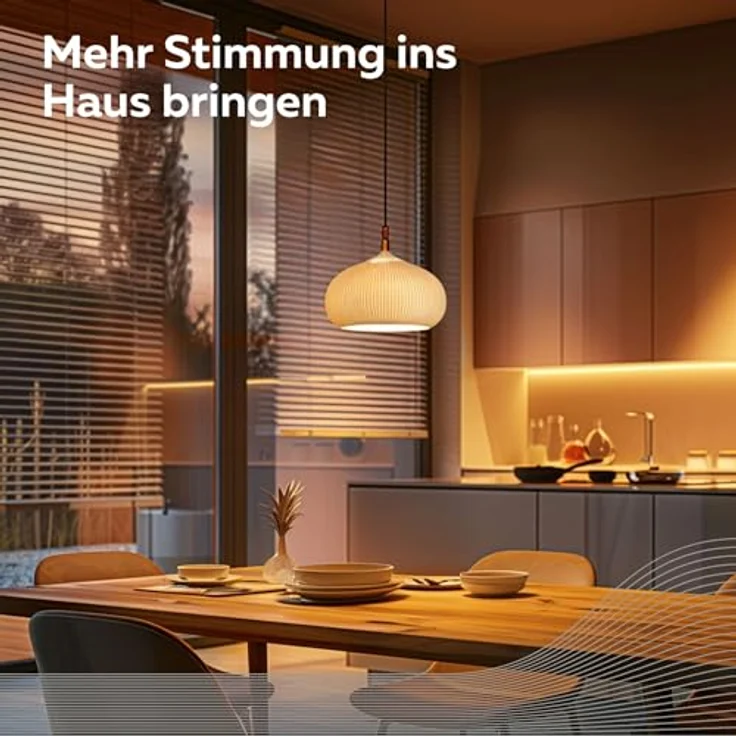 CALEX Smart LED Lampe E14 Filament warmweiß, dimmbar, WLAN App- & Sprachsteuerung, 450 Lumen – Bild 3