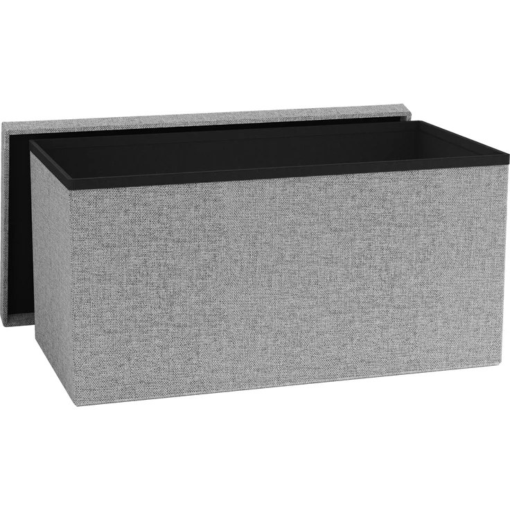 VCM Sitzbank Boxas 921043 Grau H. 38 x B. 76 x T. 38 cm – Bild 3